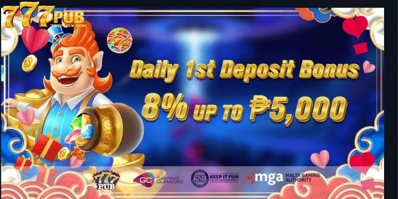 Daily First Deposit Bonus