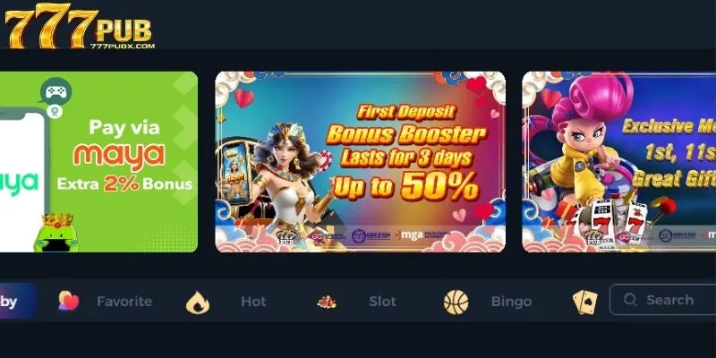 Overview of 777PUB Promotions
