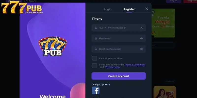 Step by Step Instructions for Register